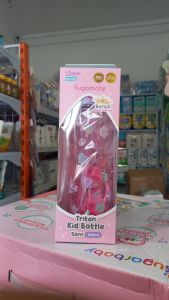 Sugarbaby Tritan Kid Bottle Slim 600 ml - Pink Summer