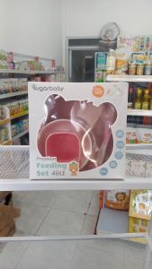 Sugarbaby Premium Feeding Set 4 in 1 - Pink