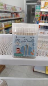Sugarbaby Baby Cotton Swab 2in 1 Mix Type 200PCS Spiral & Ear Spoon Head