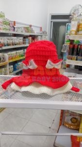 Kupluk Kittie Merah