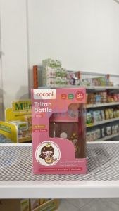 Coconi Tritan Bottle 270ml Botol minum bayi anak dengan pemberat 360 Baby drinking sippy cup - PINK MERMAID-PINK MERMAID