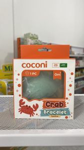 COCONI Bracelet Crab Teether | Gigitan Mainan Gelang Bayi Kepiting - BLUE