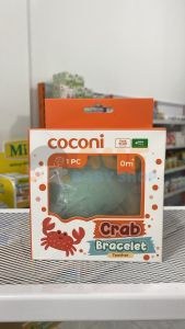 COCONI Bracelet Crab Teether | Gigitan Mainan Gelang Bayi Kepiting - BLUE