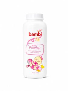 BAMBI B.PWD.100GR PINK NEW DESIGN MILKY