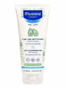 MUSTELA 2 IN 1 CLEANSING GEL 200ML
