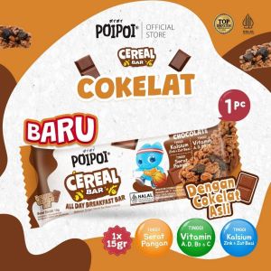 POIPOI CEREAL BAR RASA COKLAT 15GR