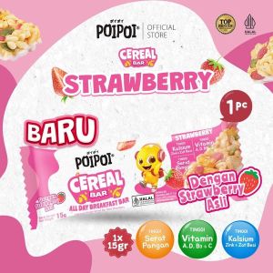 POIPOI CEREAL BAR RASA STRAWBERRY 15GR