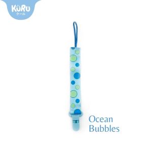KURU Baby Pacifier Clip Ocean Blue