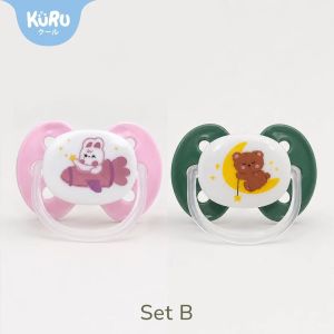 KURU Baby Pacifier Glow In The Dark - (S)Pink Hijau