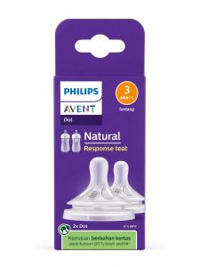 TEAT NAT 3.0 T3 2P NIPPLE PHILIP AVENT (1M+)
