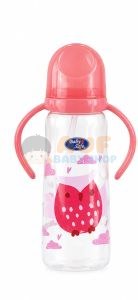 JS09P BOTTLE WGHT STRAW 250ML PINK
