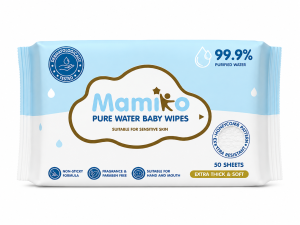 MAMIKO PURE WATER BABY WIPES (50Sx2)