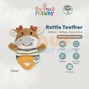 RATTLE TEETHER DEER