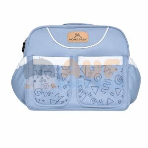 MOMS BABY T3096 - TAS BAYI MEDIUM SPECTA SERIES BIRU