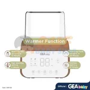 GEA BABY GW-150 (GREY) SMART BOTTLE  WARMER & STERILIZER