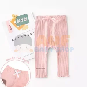 Legging Shin Bi XS 3-9 Bulan (Pink)