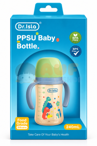 Dr isla PPSU Baby Bottle 240ml - Green DPB02GN