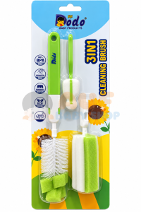 DODO 3 IN 1 CLEANING BRUSH - HIJAU