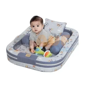 Baby Joy Kasur Bayi Kolam + Kelambu Helie Series - Sky Blue