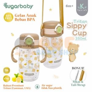 Sugarbaby Tritan Sippy Cup K Serries 350ml - Brown