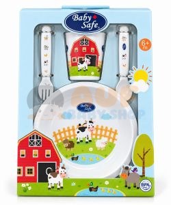Feeding Set White Baby Safe - FS66W