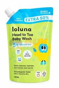 Loluna Head to Toe Baby Wash 450ml