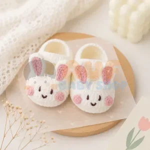 Sepatu Rajut Bunny White