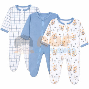 Sleepsuite Isi 3 Bear Tartan