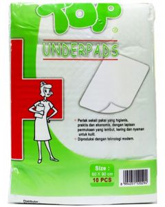 Underpad TOP 10 Pcs (90x60cm)