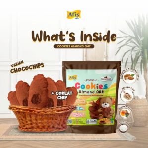 POPIMON COOKIES ALMOND OAT CHOCOCHIP 50 GR