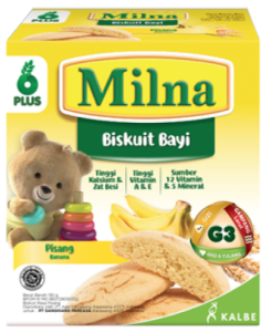 MILNA BABY BISKUIT PISANG 110G