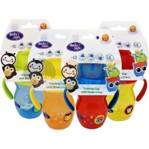 BABY SAFE CUP WITH STRAW (270ML)